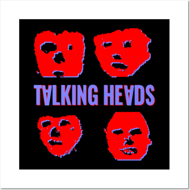 Talking Heads Vintage Wall Art by Tamie